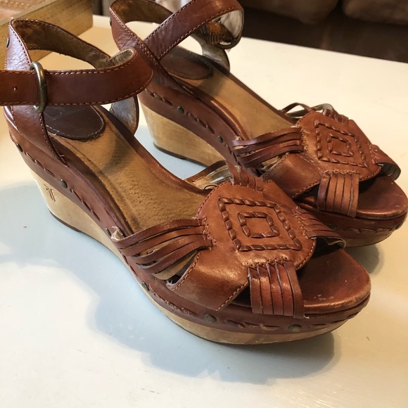 huarache wedge shoes